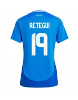 Ženske Nogometnih dresov Italija Mateo Retegui #19 Domači EP 2024 Kratki rokavi